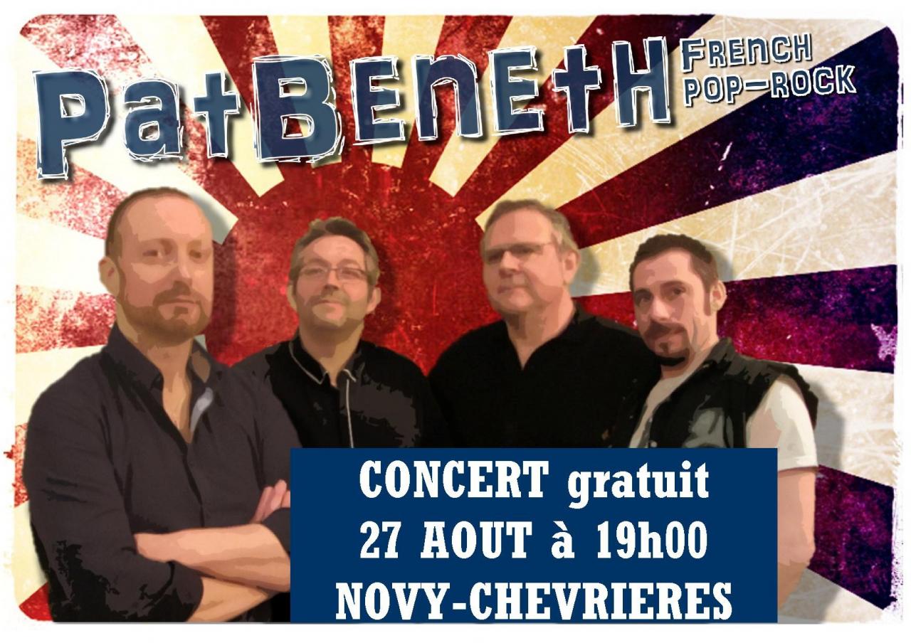Pique nique concert groupe PatBeneth
